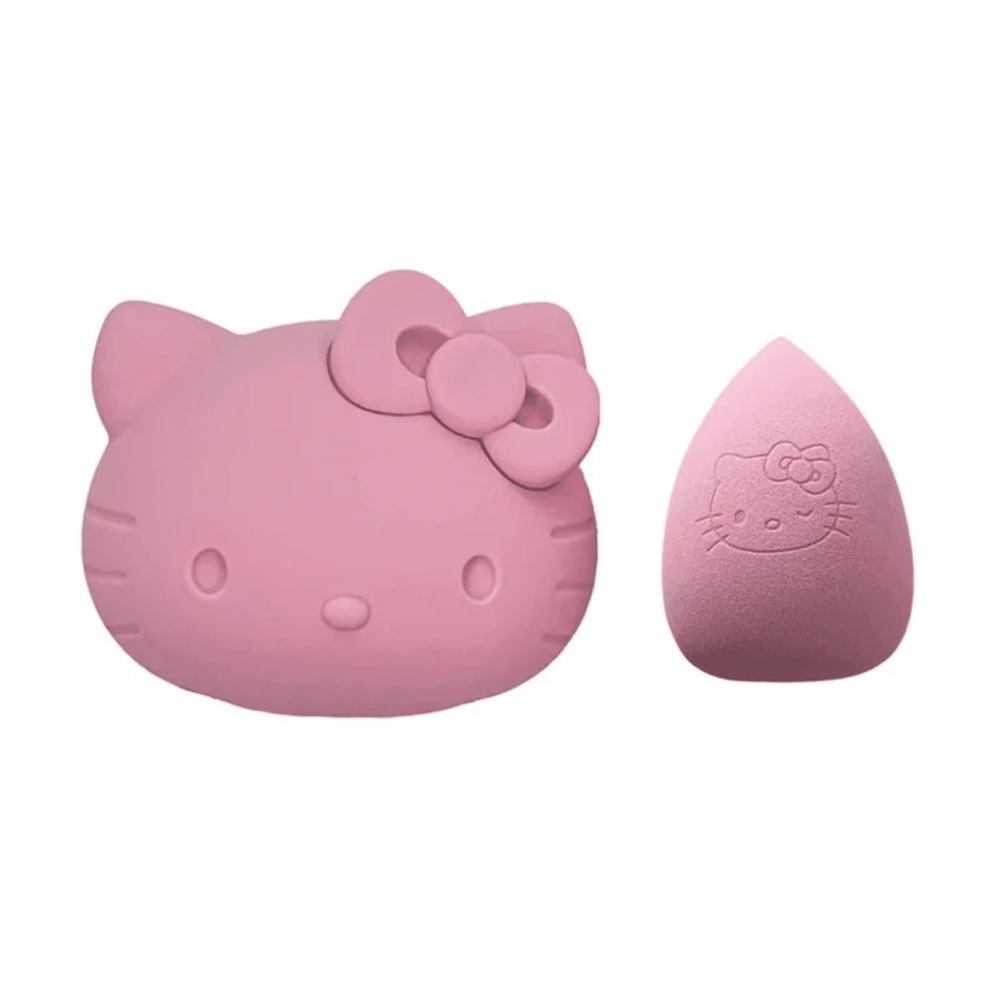 Sanrio Pink Hello Kitty Makeup Beauty Blender Set